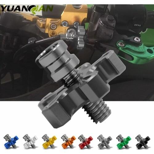 Universal M8-M10 Motorcycle CNC Clutch Cable Wire Adjuster Screw For honda yamaha Kawasaki z750 Suzuki Ducati 899 959 1098 1100