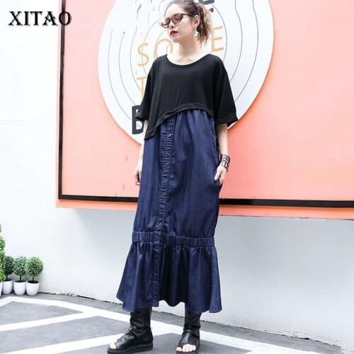 Летние платья на пуговицах XITAO China At AliExpress