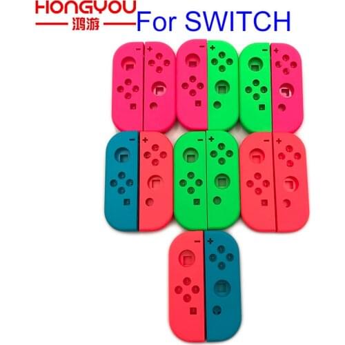 Purple Orange for Nintend Switch Joy-Con Replacement Housing Shell for NS JoyCon Cover for NX Joy Con Controller Case