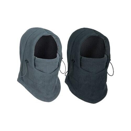 Anime hat Outdoor Sports Neck Breathable Polar Hoods Hat Winter Ski Cap Ear Windbreaker Warm Mask winter hats for men beanie