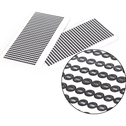 1000pcs/lot 2.5mm Round Void Sticker Warranty "void" If Seal Broken Or Removed Sealing Label If Tampered