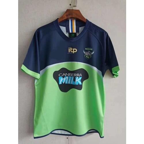 2021 CANBERRA RAIDERS HOME RUGBY JERSEY size S-M-L-XL-XXL-3XL-4XL-5XL