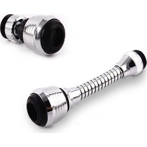 360 Degree Adjustment Kitchen Faucet Extension Tube Bathroom Extension Water Tap Water Filter Foam Sprayer Faucet Accessories