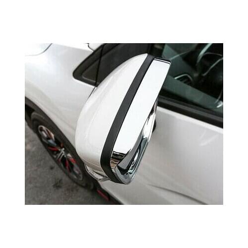 ABS Chrome Side Door Mirror Eyebrow Cover For Mitsubishi Eclipse Cross 2018-2020