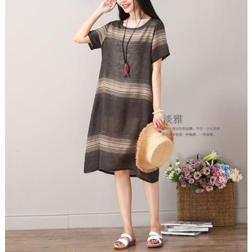 BELLYQUEEN Linen Summer Dresses