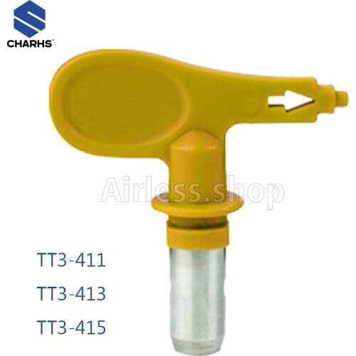 Airless Tips TT3-411/413/415 low pressure range airless spray nozzle for Low Pressure spray gun Airbrush Tip