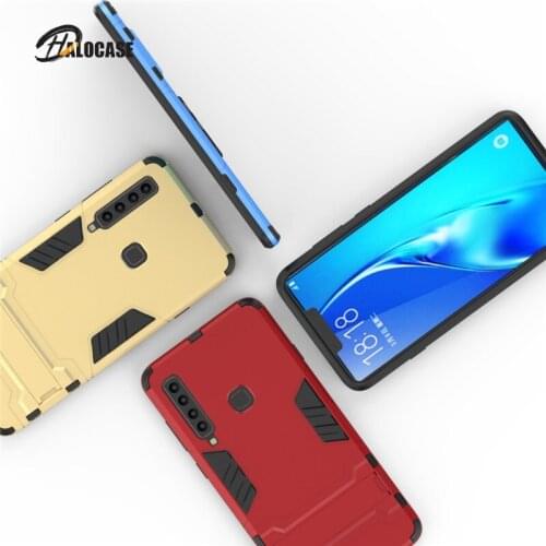 For Samsung Galaxy A9 2018 A9S 5.99 inch case TPU+PC Hybrid Armor Heavy Duty Stand Back Cover For A9 Pro 2018 A920 Rugged Coque