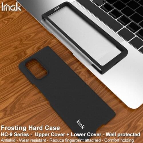 For Xiaomi Mi Mix Fold, imak Phone Case Sandy Feel Matte Hard PC Luxury Shockproof Classic Case Cover