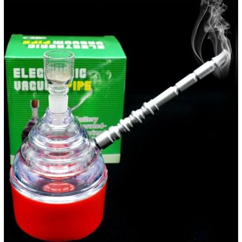 Electronic Vacuum Pipe Creative Electric Water Pipe Hookah Shisha Portable Smoking Pipe for Herb Tobacco Hot Sale