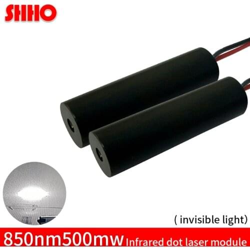 Focus adjustable 850nm 500mw infrared dot laser module size 12*42mm invisible light IR laser locator fill-in light night vision