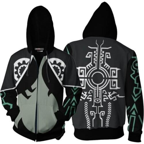 The Legend Link Cosplay Costume Hoodie Sweatshirt Casual Coat Wind waker Jacket Fashion Sweat Shirt Zipper Hooded Hoodies