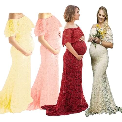 Lace Maternity Dresses For Photo Shoot Maternity Photography Pregnancy Dress Photography Maxi Dresses Gown Pregnant Clothes