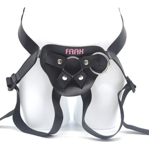 Lesbian Couple SM Bondage Genuine Leather Sex Straps Woman BeltSex Sling Thigh Cuffs Soft For Strap-on Various Dildo Underwear