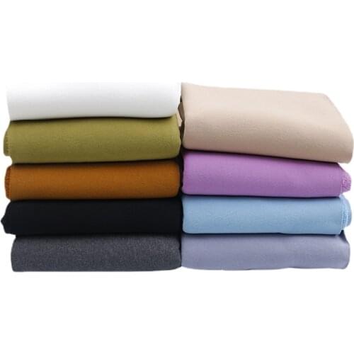 Width 72'' Plush Thick Warm Soft Knitted Fabric By The Half Yard For Outerwear Trousers Material
