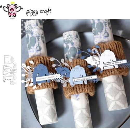 Piggy Craft metal cutting dies cut die mold Christmas sweater cane Scrapbook paper craft knife mould blade punch stencils dies
