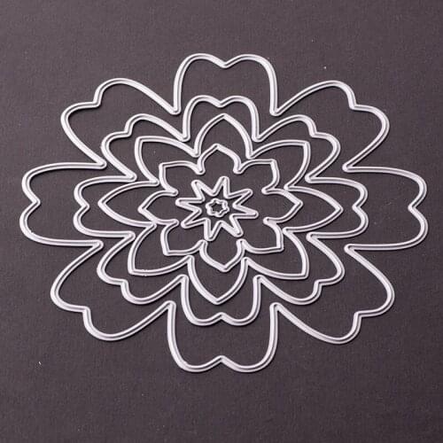 Metal Big flower die cutting dies for Scrapbooking/DIY Easter wedding Halloween Easter card