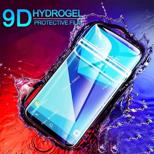 New 9D Full Cover Soft Hydrogel Film For Samsung Galaxy S10E S9 S10 J 4 6 A6 Plus Screen Protector For J 3 5 M10 M20 Not Glass