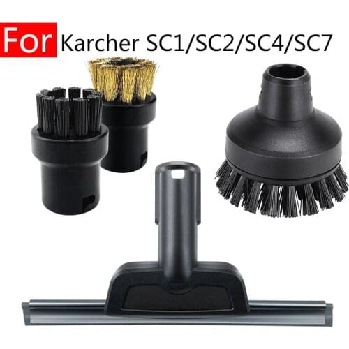 For Karcher Cleaning Machine SC1 SC2 SC3 SC4 SC5 SC7 CTK10 CTK20 Accessories Replacement Small Big Round Brush Mirror Brush Head