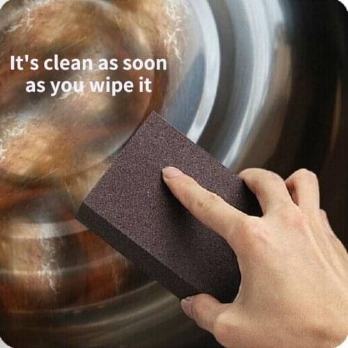 Nano Emery Dishwashing and Descaling Clean Kitchen Remove Pot Bottom Scorch Stains Sponge Wipe Large Thickening