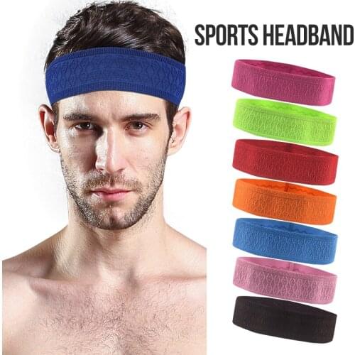 1Pcs Unisex Dacron Breathable Elasticity Sprot Headband Sweatband Application In Volleyball Basketball Badminton And Running