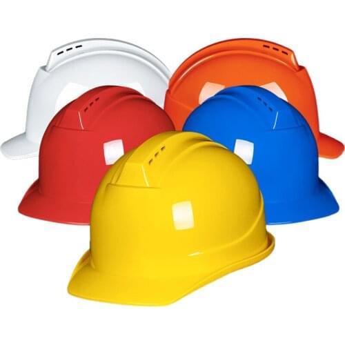 Hard Hat Breathable Vents Outdoor Working Safety Helmet Construction ABS Work Cap Head protection