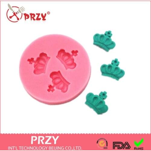 Imperial Crown Sugar Craft Cake Fondant Molds Fondant Cake Decoration Mold Wholesale Chocolate Silicon Moulds Silicone Rubber
