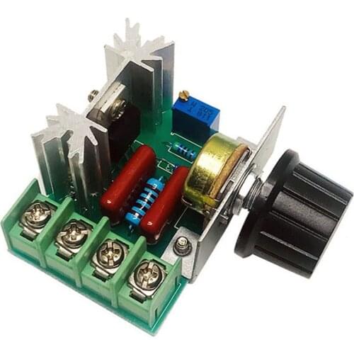 AC 220V 2000W SCR Voltage Regulator Dimming Dimmers Motor Speed Controller Thermostat Electronic Voltage Regulator Module