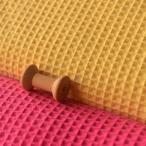 140x50cm Waffle Cotton Fabric Making Baby Clothes Pillowcase DIY Pajamas Dress Clothes Cotton and Linen FabricSleepwear Fabrics