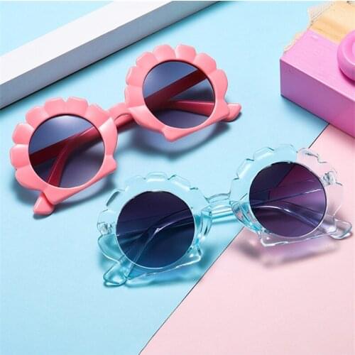 Vintage New Small Round Jelly Yellow Childrens Sunglasses Boys And Girls Classic Plastic Kids Sunglasses Fashion Glasses Uv400