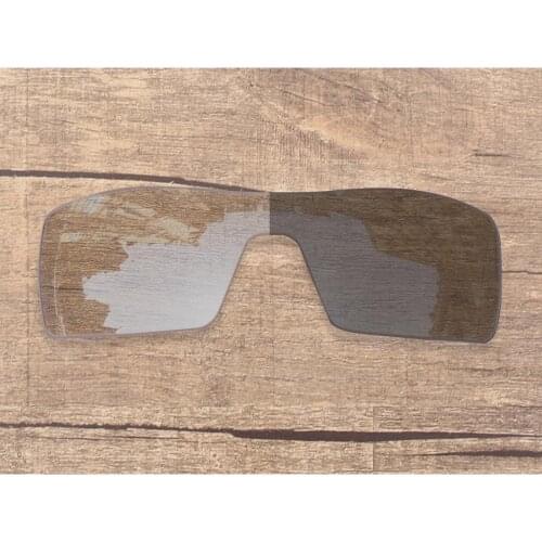 Vonxyz Grey Photochromic Polarized Replacement Lenses for-Oakley Oil Rig Frame