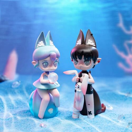 YOYOCLOUD Blind Box Fox Journey Wonderland Toys Anime Figures Caja Ciega Cartoon Cute Guess Bag Model Dector Collection