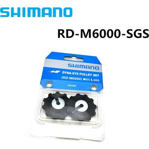 SHIMANO DEORE RD-M6000-SGS Mountain Bike Rear Derailleur Tension Guide Pulley Set For M6000-SGS Iamok Bicycle Parts