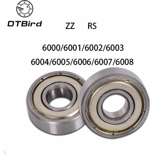 1PCS or 5PCS Free Shipping 6000/6001/6002/6003/6004/6005/6006/6007/6008 ZZ 2RS Deep Groove Ball Bearings High Quality