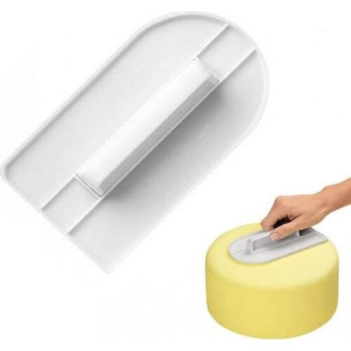 1PCS Plastic Cakes Smoother Polisher Decorating DIY Baking Tool Fondant Cake Spatulas Bakeware Baking Accessories