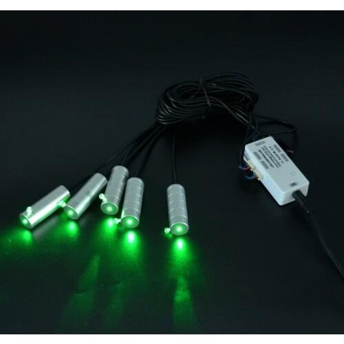 12V car instrument panel car door gap type modified atmosphere light one for five small light source colorful RGB