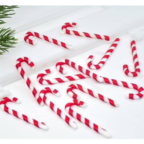 24Pcs Christmas Tree With Candy Cane Stool Decoration Christmas Tree Pendant Home Decoration Decorations Ornaments for Bedroom