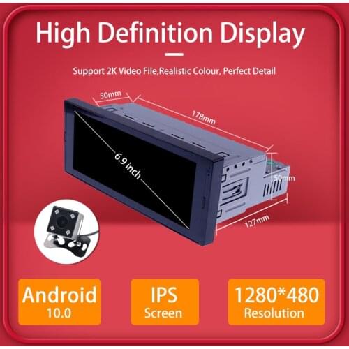 Autoradio 1 Din Android Car Radio Bluetooth Auto Screen Android Car Stereo With Screen Receiver 1 Din Video Navigator