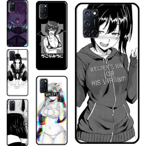 Sexy Anime Girl Case For OPPO Find X3 Pro F5 A1K A3S A5S A15 A52 A72 A83 A91 A93 A5 A9 A31 A53 2020 Cover