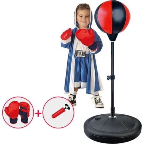 Kids Boxing Toys Set Adults Children Sports Toys Punch Exercise Sports Set with Gloves Punching Bag