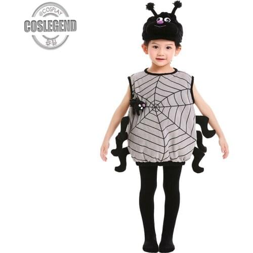 Child Spider Vest Costume Child Animal Costumes Kids Boys and Girls Halloween Party Costume