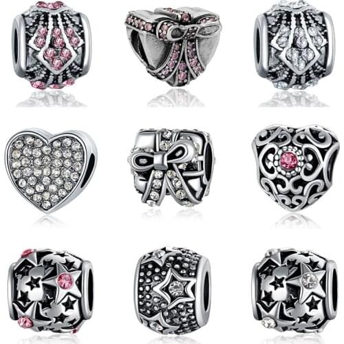 DIY charms plata de ley original bracelet jewelry valentines day mary poppins bijoux choker riverdale beads jewellery