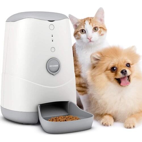 3.7L food capacity TUYA smart App remote controlled automatic wifi version pet food feeder food dispenser