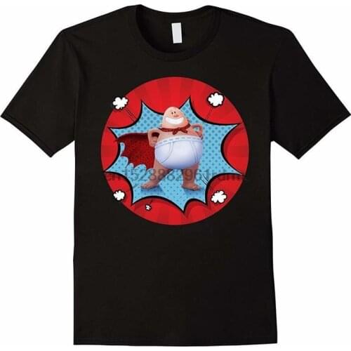 Dreamworks Captain Underpants Iconic Superhero Pose Unique O-Neck T-Shirts T Shirt