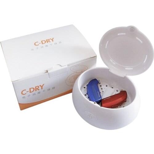 Electric USB Drying Box Headphone Dehumidifier Moisture Proof Hearing Aid UV Dryer Case