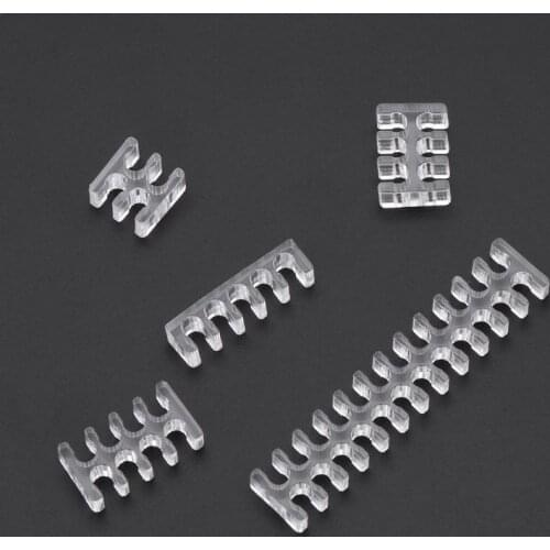 Transparent Acrylic Cable Comb Clear Dresser For 2 mm Cables 4/5/6/8/24 Pin PC X6HB