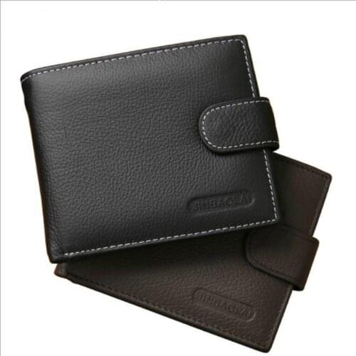 Mens Purse Coin Pouch Short Men Wallet Genuine Leather Wallet Men Clip Cowhide Wallet Men 2021 Brand Coin Wallet Small Clutches