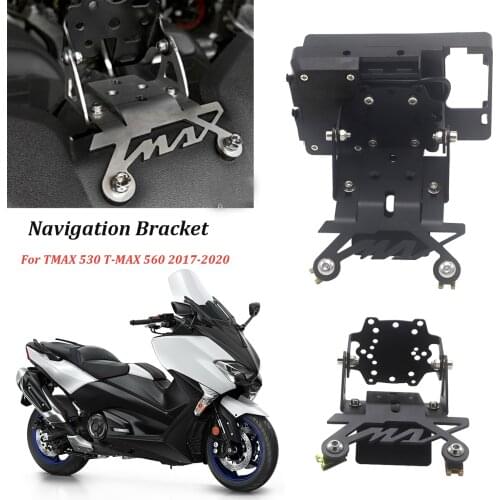 Motorcycle Windscreen GPS Phone Navigation Bracket USB Charging Mounting Holder For YAMAHA TMAX 530 T-MAX 560 2017-2020 2019