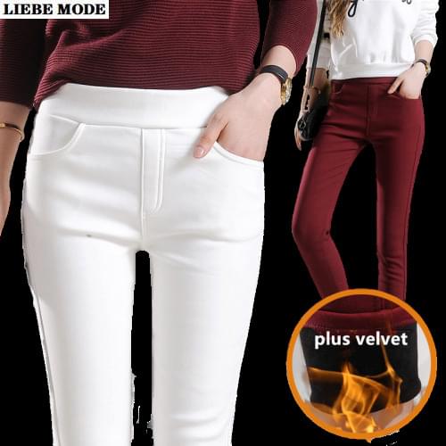 Женские флисовые брюки LIEBE MODE China At AliExpress