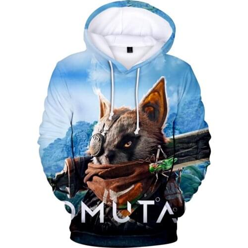 Biomutant 3D Print Fashion Fall Winer Suit Hoodies Sportswear Hooded Kawaii Women/Men Hoodie
