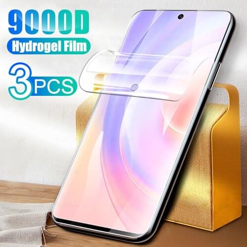 3Pcs Full Cover Soft Hydrogel Film For Huawei Honor 50 SE Screen Protection For Xonor Honor50 50SE 6.78" 2021 Protector Not Glas